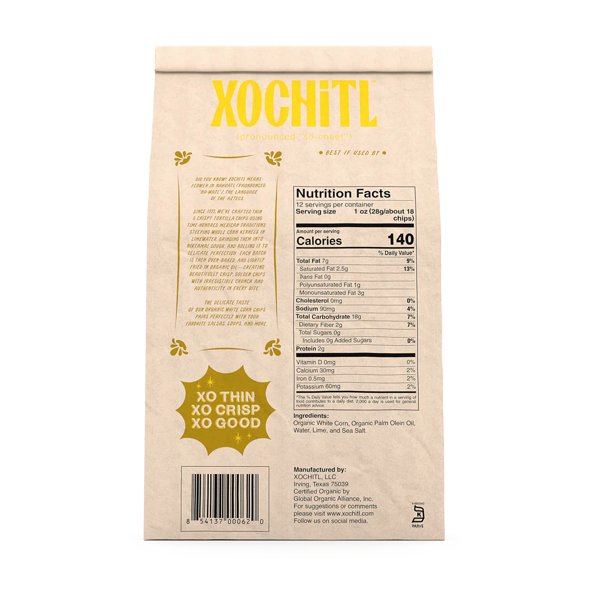Xochitl White Corn Tortilla Chips