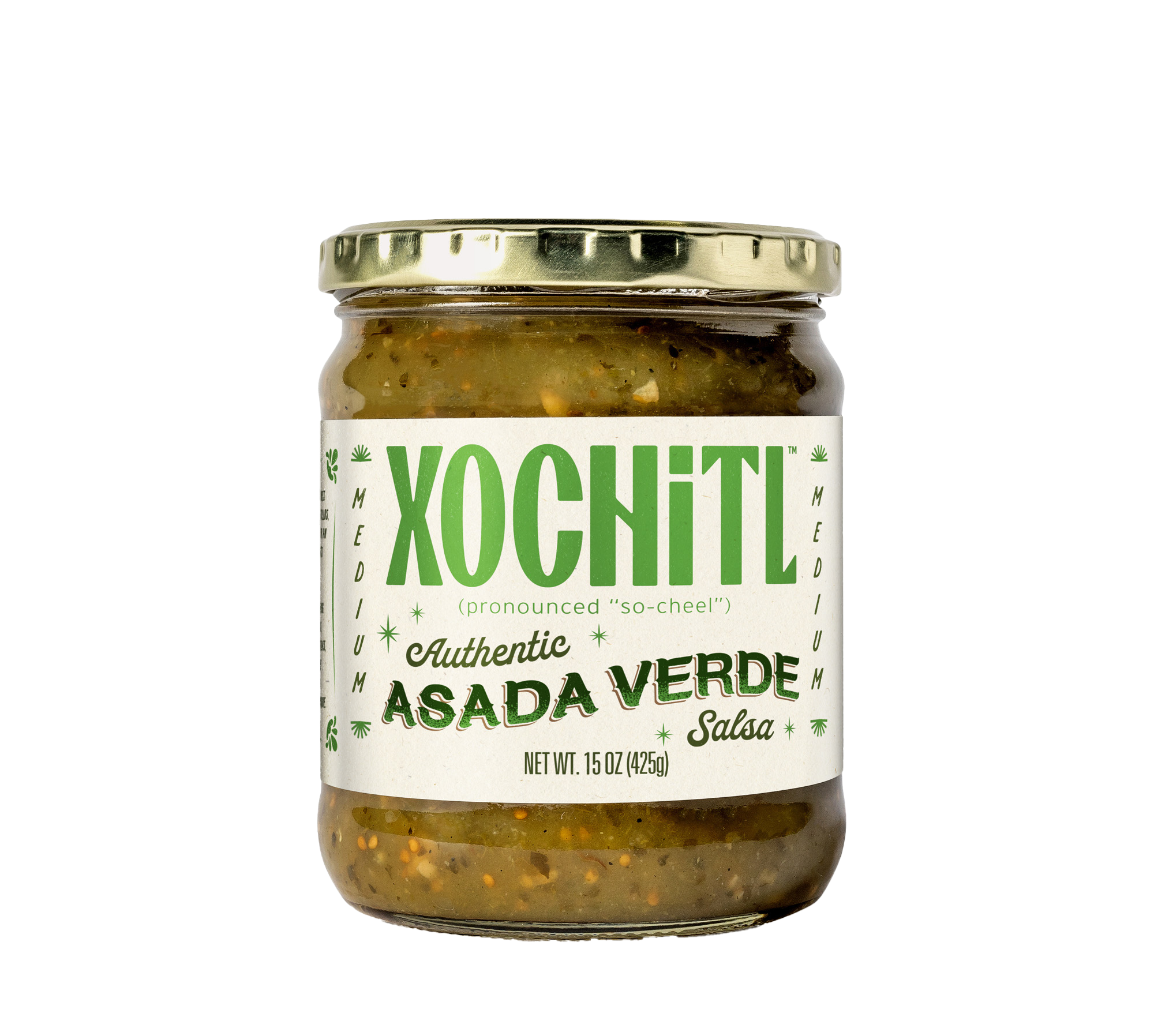 Asada Verde Medium Salsa – Xochitl Chips and Salsa