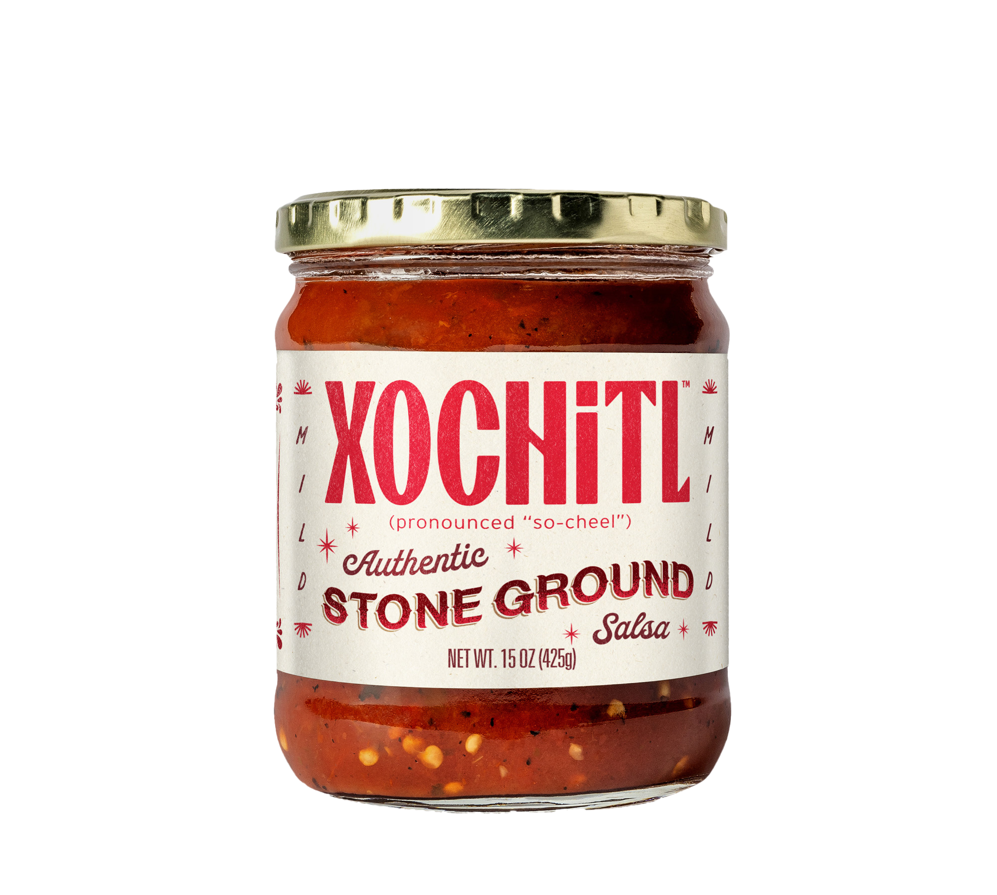 Stone Ground Mild Salsa – Xochitl Chips and Salsa