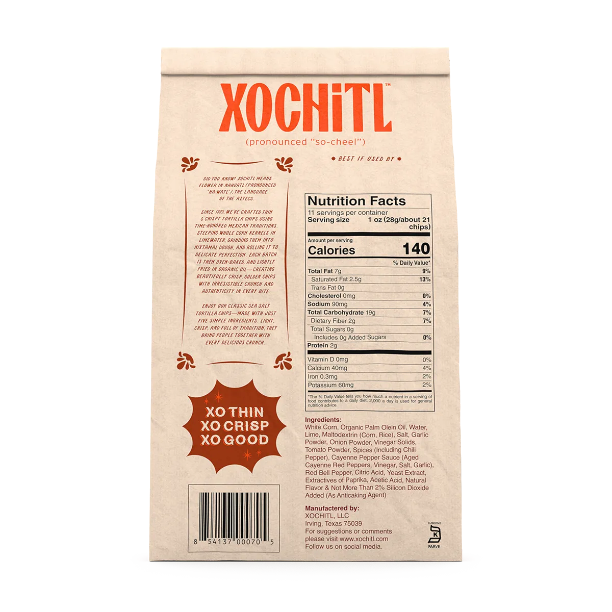 Xochitl Sea Salt Tortilla Chips