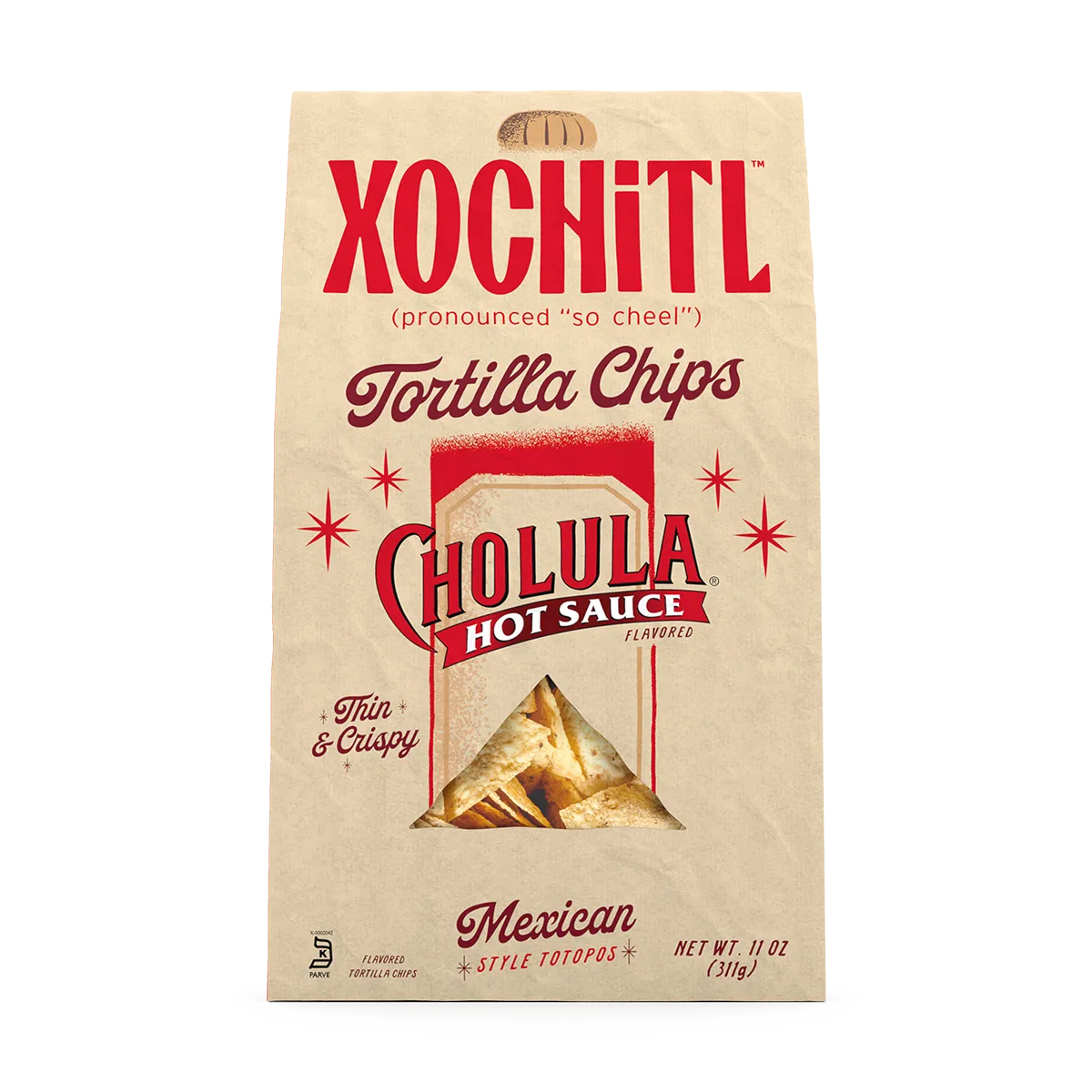 Xochitl Cholula Hot Sauce Tortilla Chips