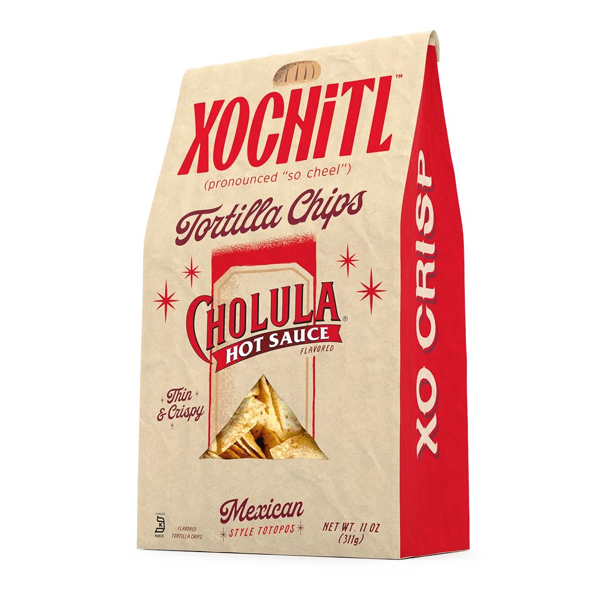 Xochitl Cholula Hot Sauce Tortilla Chips