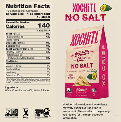 No-Salt Tortilla Chips