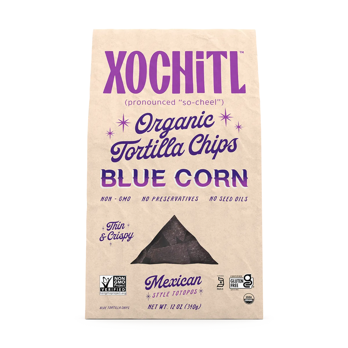 Xochitl Organic Blue Corn Tortilla Chips