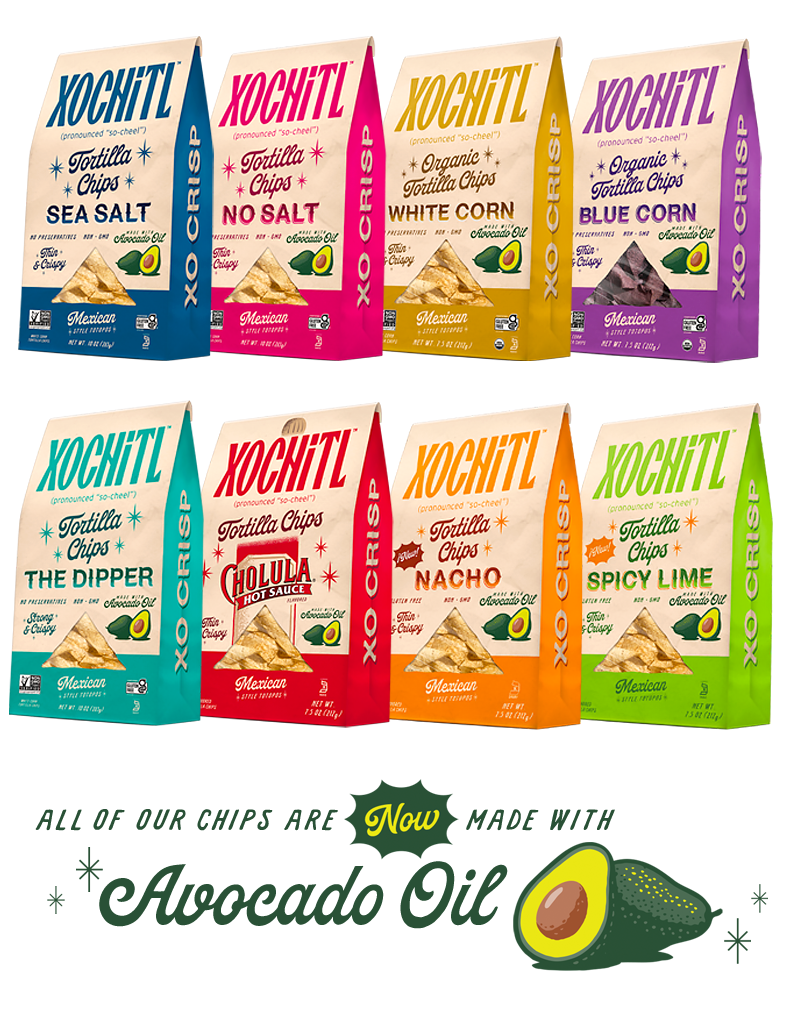 Xochitl Chips & Salsa: Now with Avocado Oil