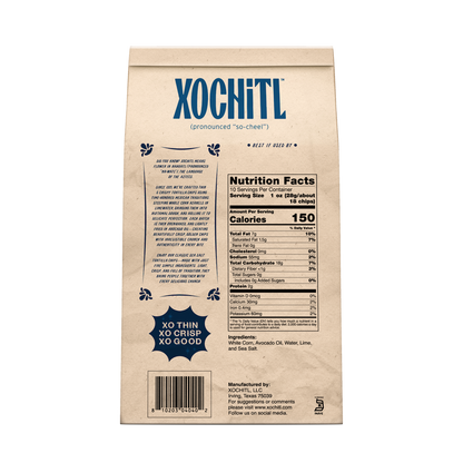 Xochitl Sea Salt Tortilla Chips with Avocado Oil